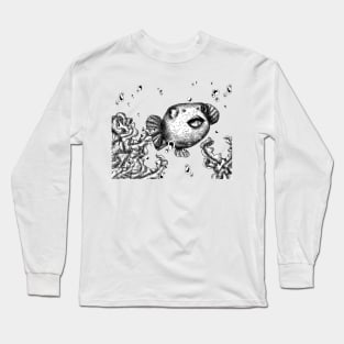 Puffer-fish Long Sleeve T-Shirt